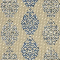 Safavieh Courtyard Collection Ray Floral Indoor/Outdoor Area Rug