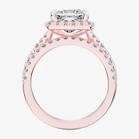 G-H / Si1-Si2) Womens / CT. T.W. Lab Grown White Diamond 14K Gold Side Stone Halo Bridal Set