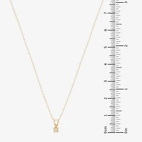 Girls Natural White Diamond 14K Gold Round 2-pc. Jewelry Set