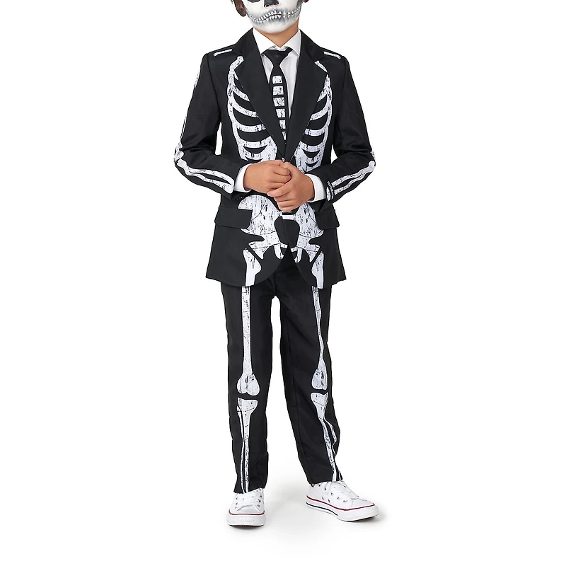 Suitmeister Skeleton Little & Big Kid Boys 3-pc. Suit Set