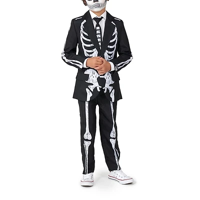 Suitmeister Skeleton Little & Big Kid Boys 3-pc. Suit Set
