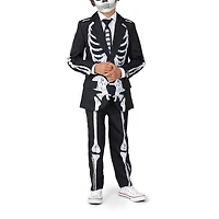 Suitmeister Skeleton Little & Big Kid Boys 3-pc. Suit Set