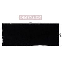 Home Weavers Inc Bellflower Quick Dry 21X54 Inch Bath Rug