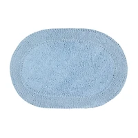 Home Weavers Inc Double Ruffle 17X24 Inch Quick Dry Bath Rug