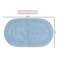 Home Weavers Inc Double Ruffle Quick Dry 21X34 Inch Bath Rug