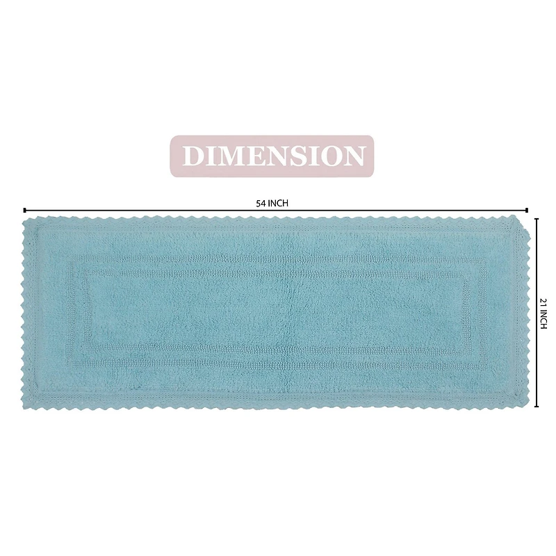 Home Weavers Inc Opulent Reversible 21X54 Inch Bath Rug