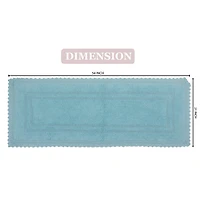 Home Weavers Inc Opulent Reversible 21X54 Inch Bath Rug