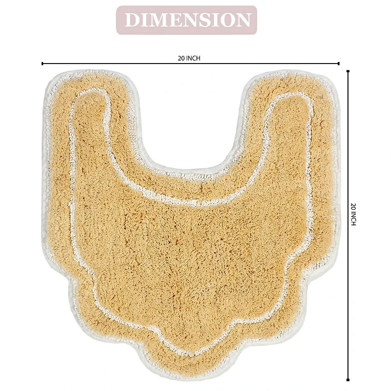 Home Weavers Inc Allure Quick Dry 20X20 Inch Bath Rug
