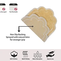 Home Weavers Inc Allure Quick Dry 20X20 Inch Bath Rug