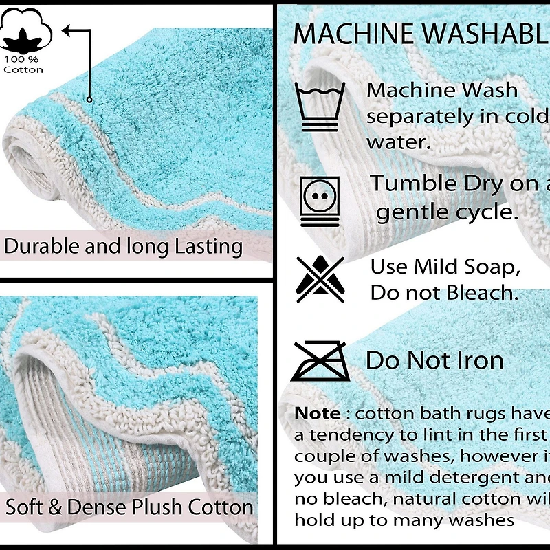 Home Weavers Inc Allure Quick Dry 24X40 Inch Bath Rug