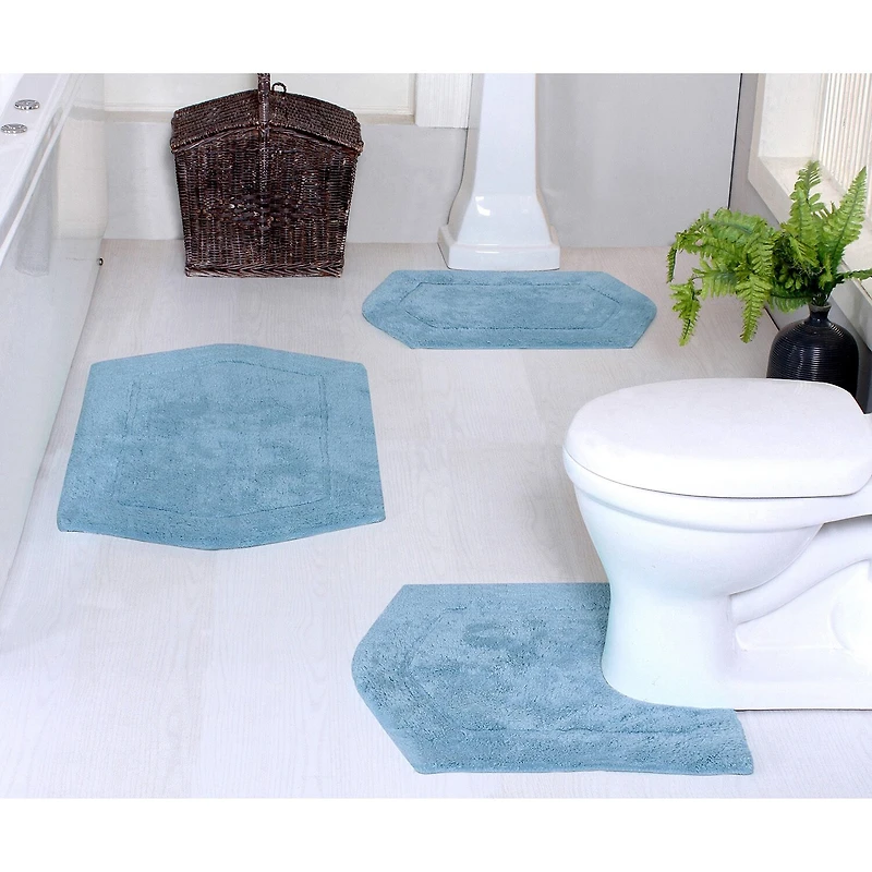 Home Weavers Inc Waterford 3-pc. Quick Dry Bath Rug Set