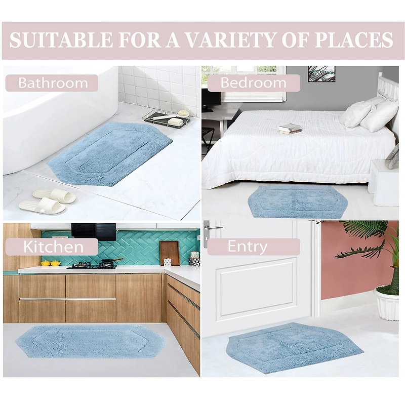 Home Weavers Inc Waterford 3-pc. Quick Dry Bath Rug Set