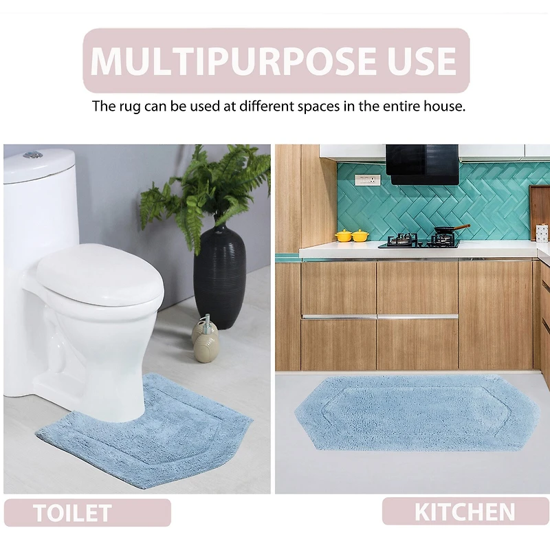 Home Weavers Inc Waterford 3-pc. Quick Dry Bath Rug Set