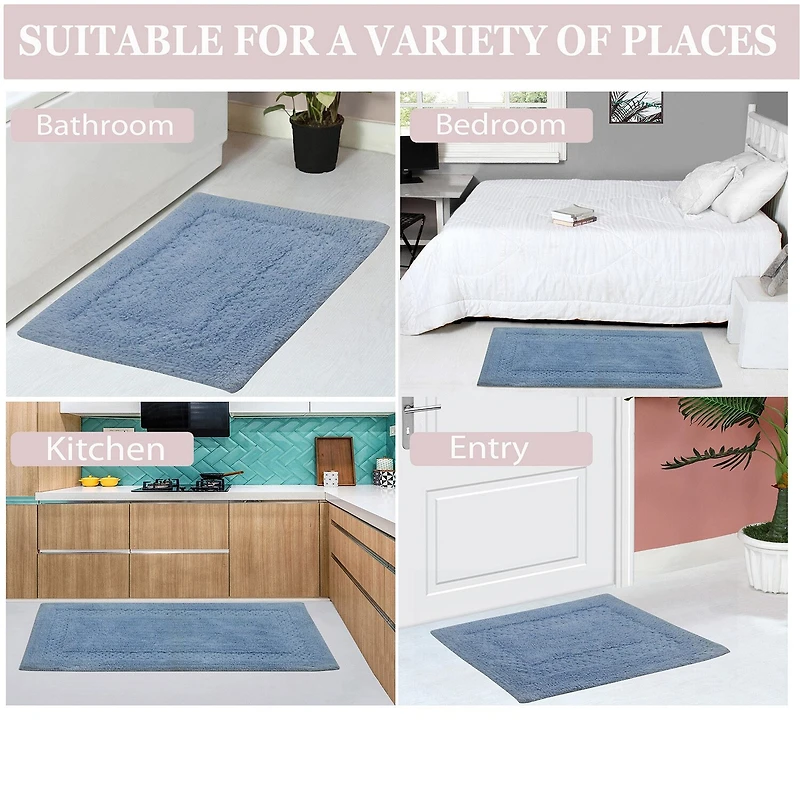 Home Weavers Inc Classy 3-pc. Quick Dry Bath Rug Set