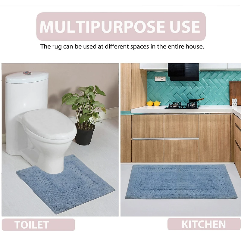 Home Weavers Inc Classy 3-pc. Quick Dry Bath Rug Set