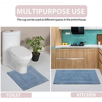 Home Weavers Inc Classy 3-pc. Quick Dry Bath Rug Set