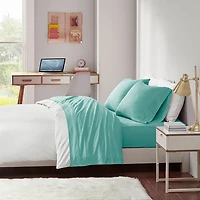 Intelligent Design Cotton Blend Jersey Knit Deep Pocket Sheet Set