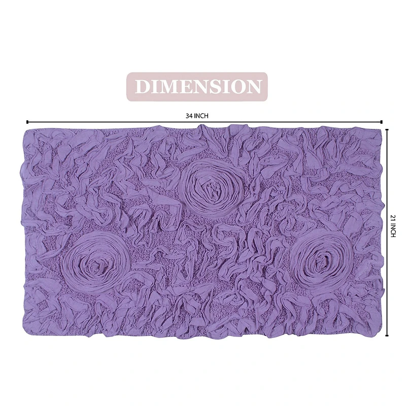 Home Weavers Inc Modesto Quick Dry 21X34 Inch Bath Rug