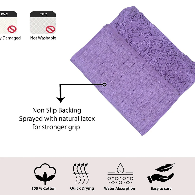 Home Weavers Inc Modesto Quick Dry 21X34 Inch Bath Rug