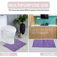 Home Weavers Inc Modesto Quick Dry 21X34 Inch Bath Rug
