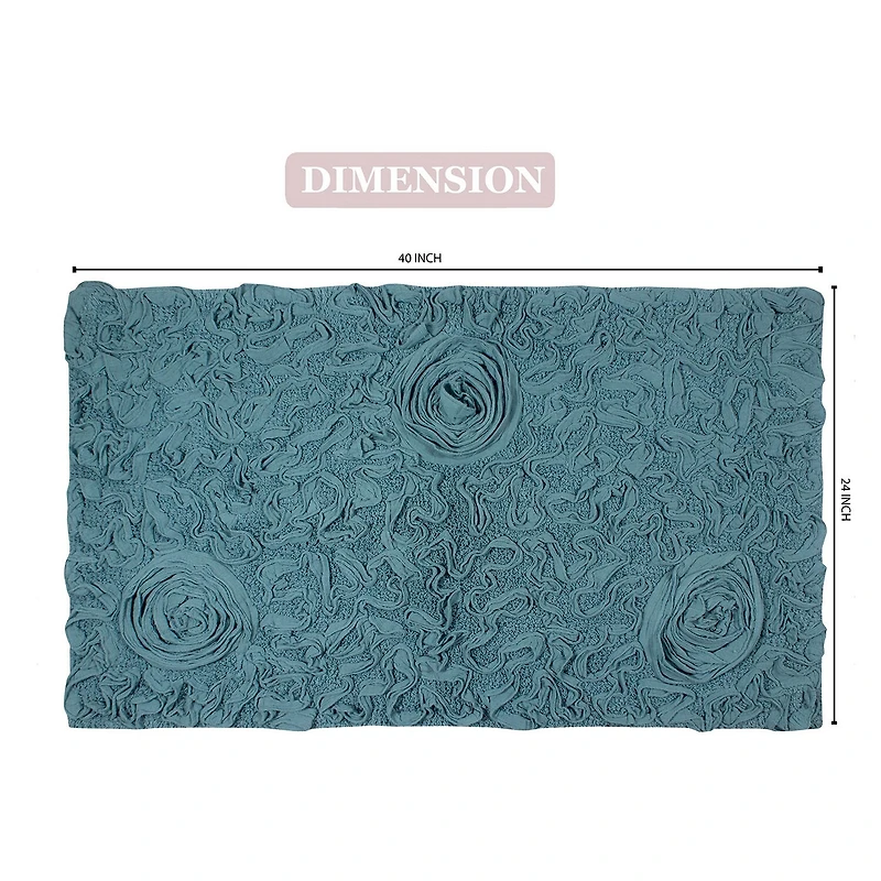 Home Weavers Inc Modesto Quick Dry 24X40 Inch Bath Rug