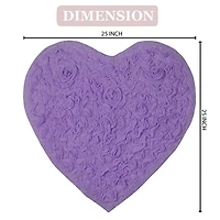 Home Weavers Inc Modesto Heart Bath Rug