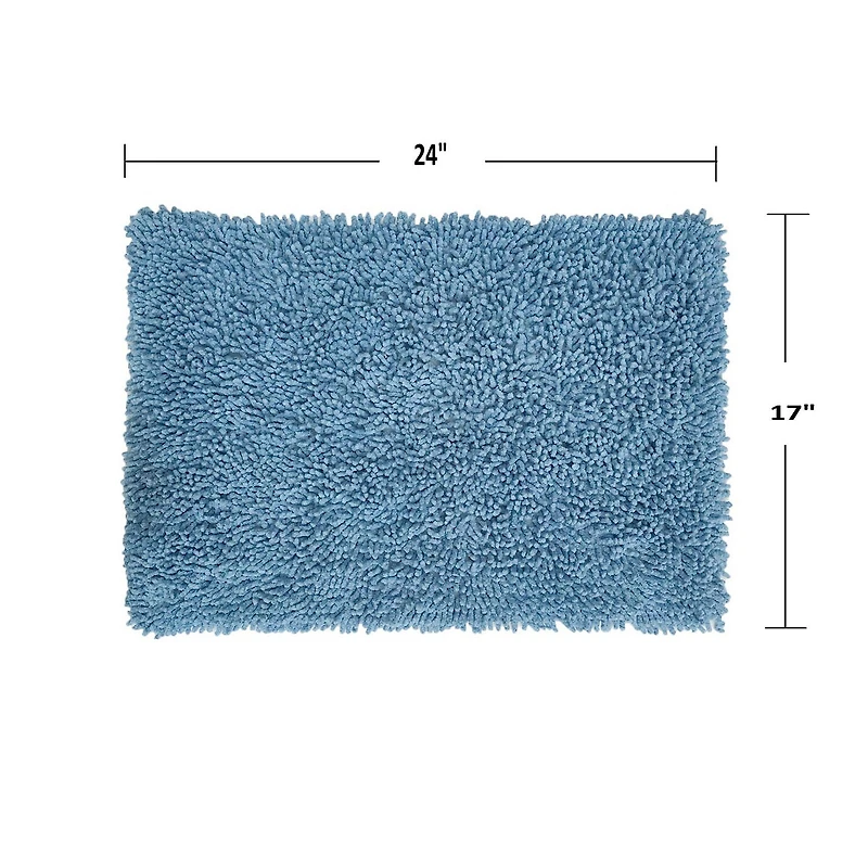 Home Weavers Inc Fantasia Quick Dry 17X24 Inch Bath Rug