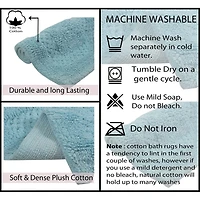 Home Weavers Inc Classy 3-pc. Quick Dry Bath Rug Set
