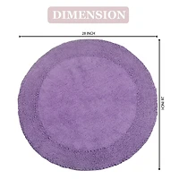 Home Weavers Inc Double Ruffle Quick Dry Bath Rug