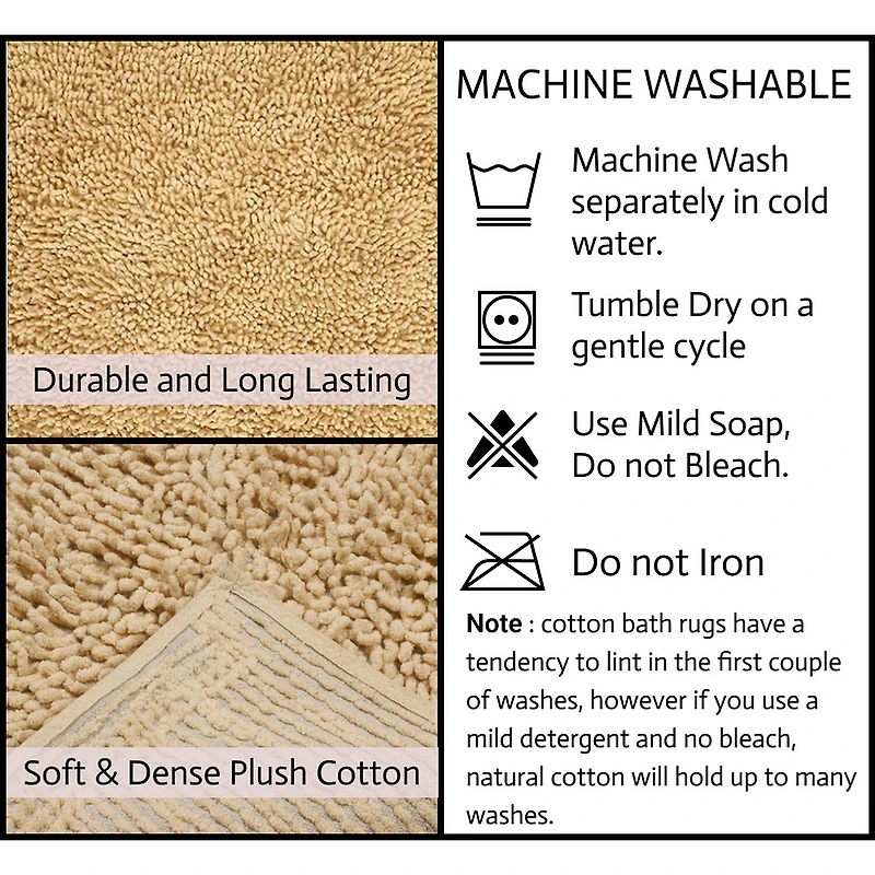 Home Weavers Inc Fantasia Quick Dry Bath Rug