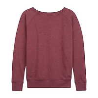Peanuts Turkey Squad Womens Crew Neck Long Sleeve Regular Fit Graphic T-Shirt