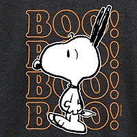 Snoopy Boo Halloween Womens Round Neck Long Sleeve Regular Fit Snoopy Graphic T-Shirt