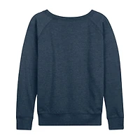Tis The Season Fall Womens Boat Neck Long Sleeve Regular Fit Graphic T-Shirt