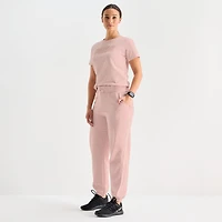 PUMA Womens Cuffed Regular Fit Fleece Active Jogger Pant