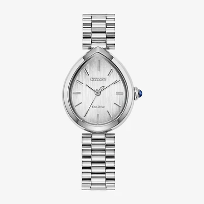 Citizen Womens Silver Tone Stainless Steel Bracelet Watch Em1200-55a