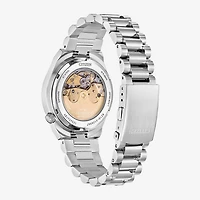Citizen Tsuyosa Mens Automatic Silver Tone Stainless Steel Bracelet Watch Nj0200-50w