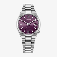 Citizen Tsuyosa Mens Automatic Silver Tone Stainless Steel Bracelet Watch Nj0200-50w