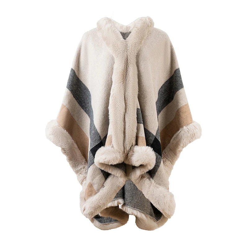 Karla Hanson Savannah Ruana Womens Poncho