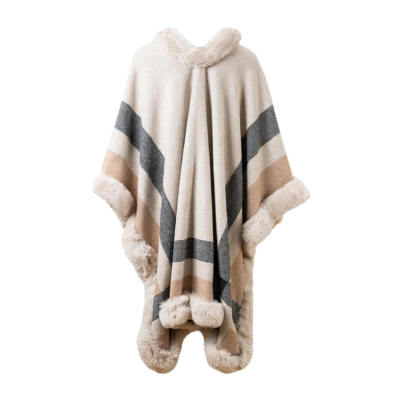 Karla Hanson Savannah Ruana Womens Poncho