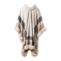 Karla Hanson Savannah Ruana Womens Poncho