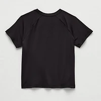 Okie Dokie Active Mesh Toddler & Little Boys Round Neck Short Sleeve Relaxed Fit Graphic T-Shirt