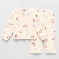 Okie Dokie Velour Toddler & Little Girls 2-pc. Pant Set