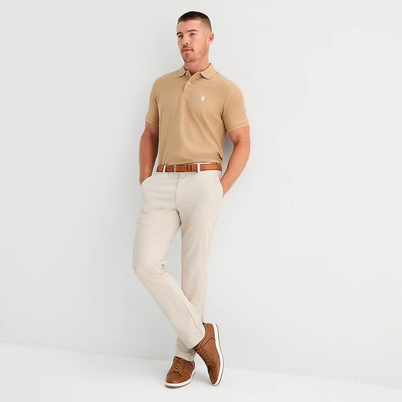 U.S. Polo Assn. Ultimate Pique Mens Classic Fit Short Sleeve Shirt