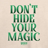 Wicked Magic Womens Round Neck Long Sleeve Regular Fit Graphic T-Shirt