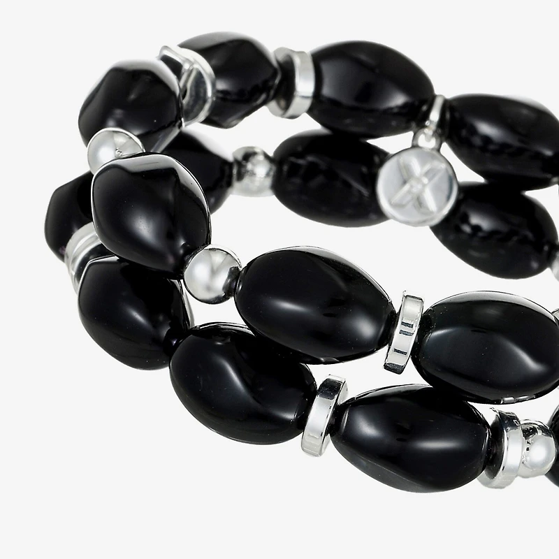 Mixit Silver Tone Womens 2-pc. Bracelet Set
