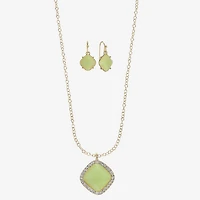 Liz Claiborne Womens Glass 2-pc. Jewelry Set