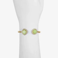 Liz Claiborne Womens Glass Bangle Bracelet