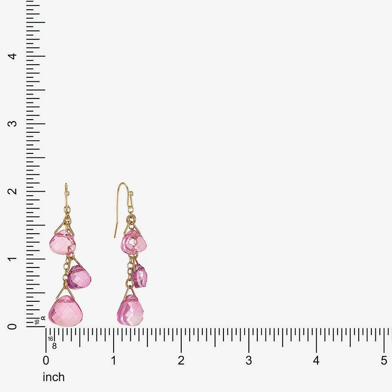 Liz Claiborne Womens Drop Earrings