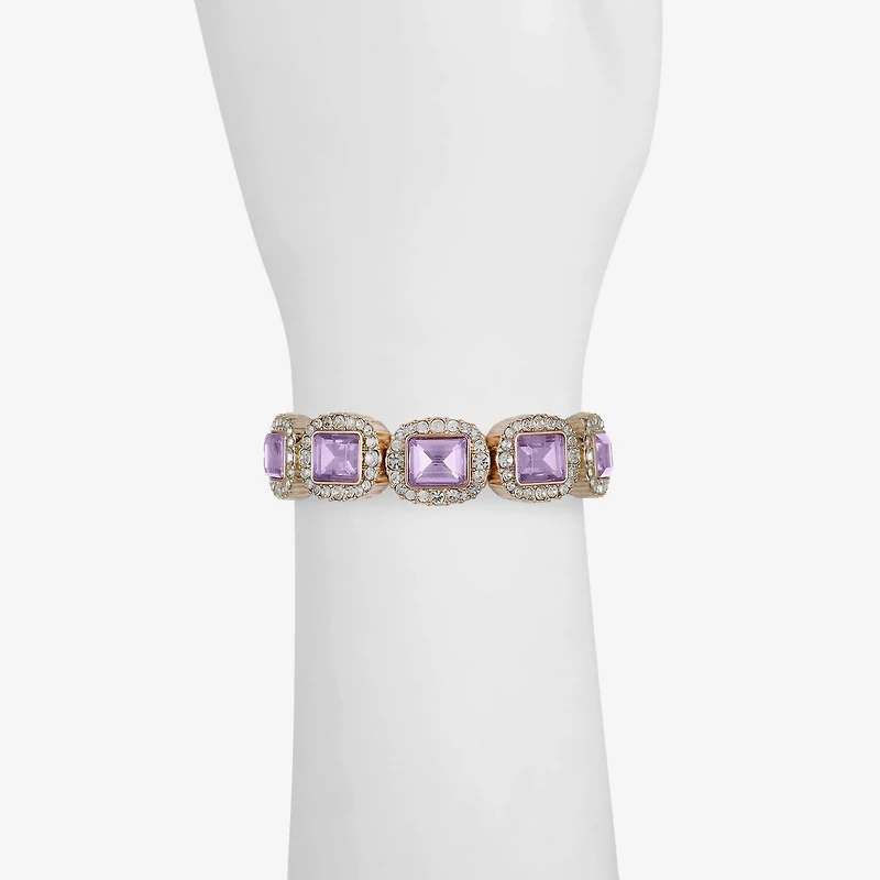 Monet Jewelry Womens Glass Stretch Bracelet