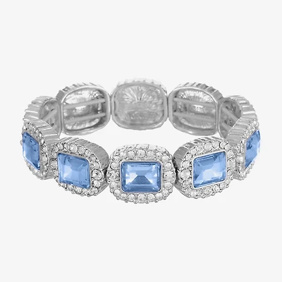 Monet Jewelry Womens Glass Stretch Bracelet
